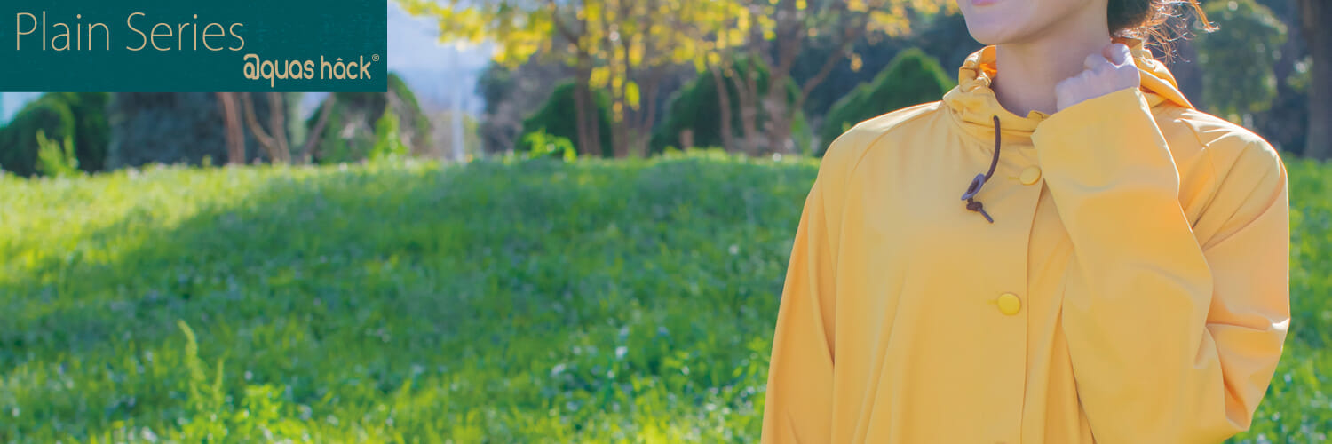 Plain Long Raincoat